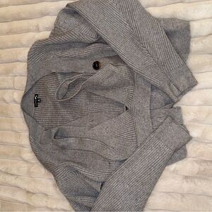 Stylish Gray Cardigan Top set fashion nova